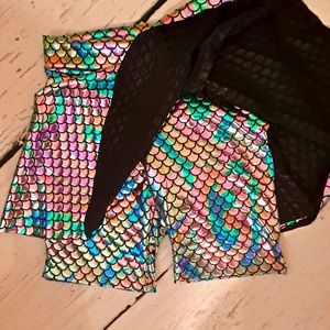 Girls mermaid skirt with shorts